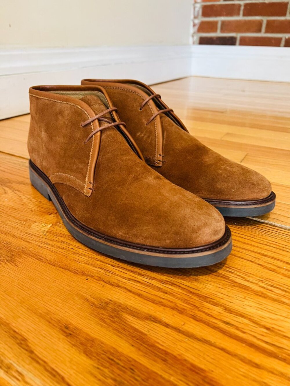 Peter Millar Brown Suede Chukka Boots Shoe - Men’s Size 10.5 US - Picture 8 of 15